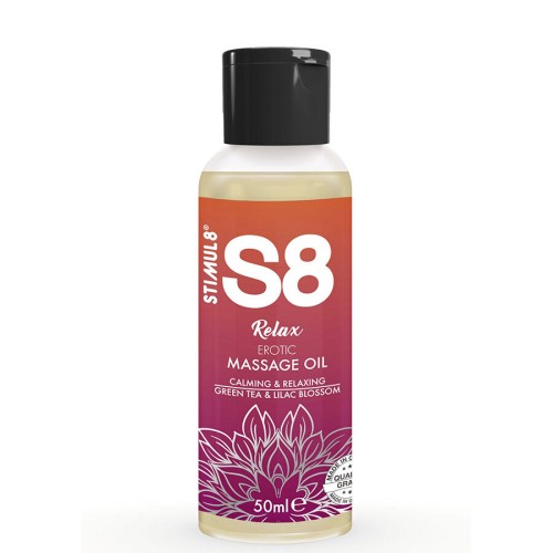 STIMUL8 - S8 RELAX HUILE DE MASSAGE ÃROTIQUE THÃ VERT 50 ML